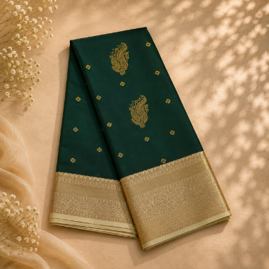 Gold zari detail
