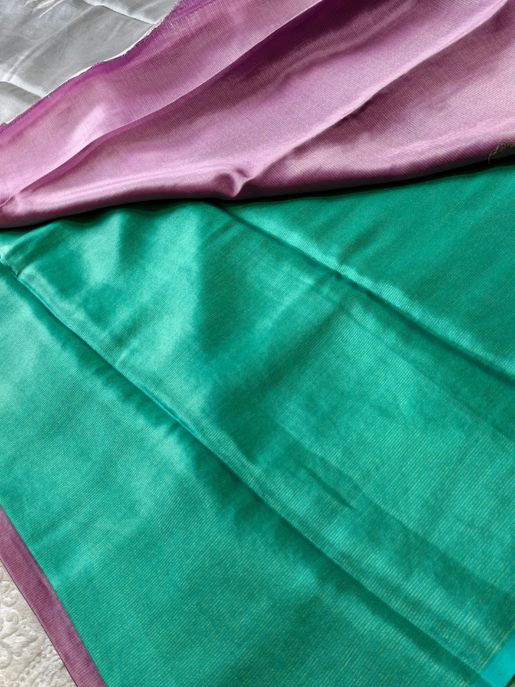 Ombre Pure Mysore silk saree - 5 Shades with Silk mark — Multi colour — photo 3